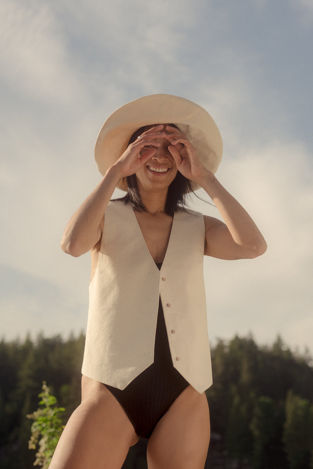 Canvas Hat | Wide Brim | Natural