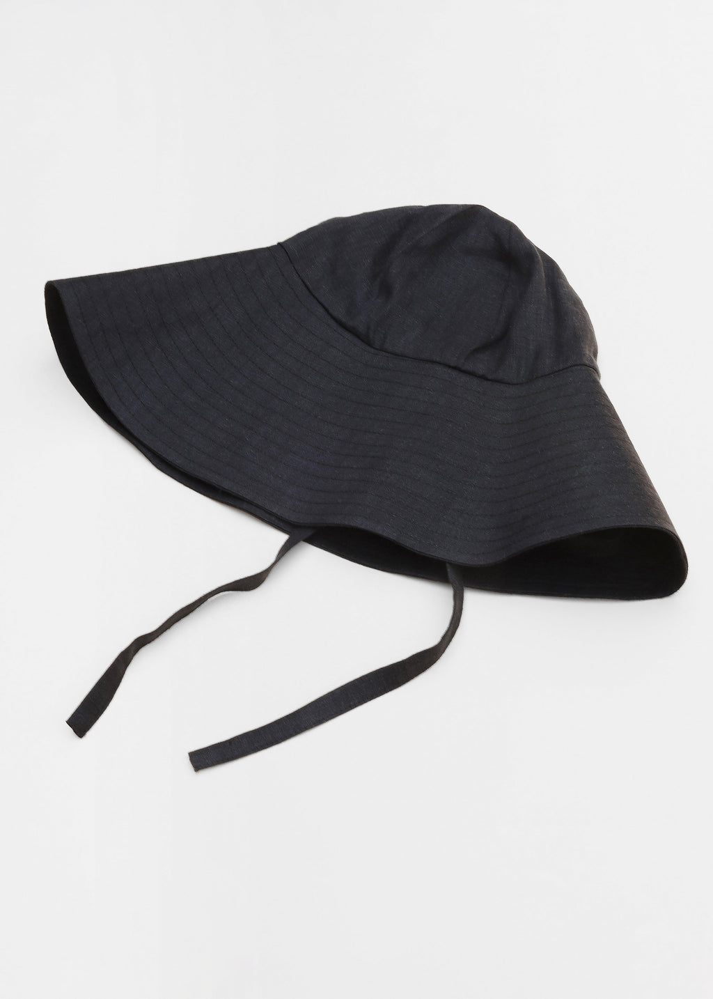 Black | Linen Hat