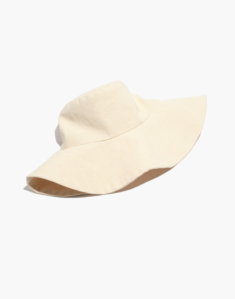 Canvas Hat | Wide Brim | Natural