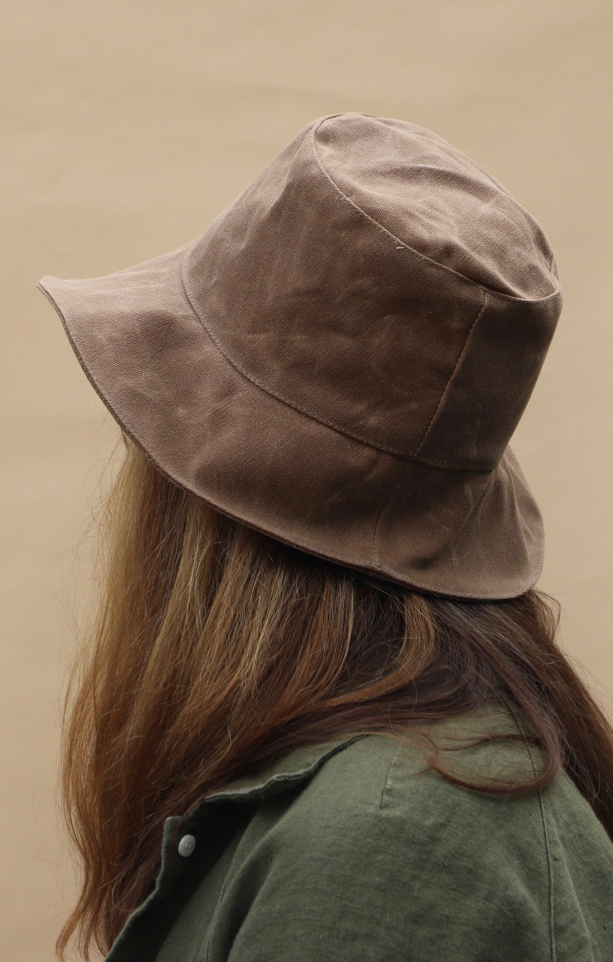 Waxed Canvas Hat | Brush Brown